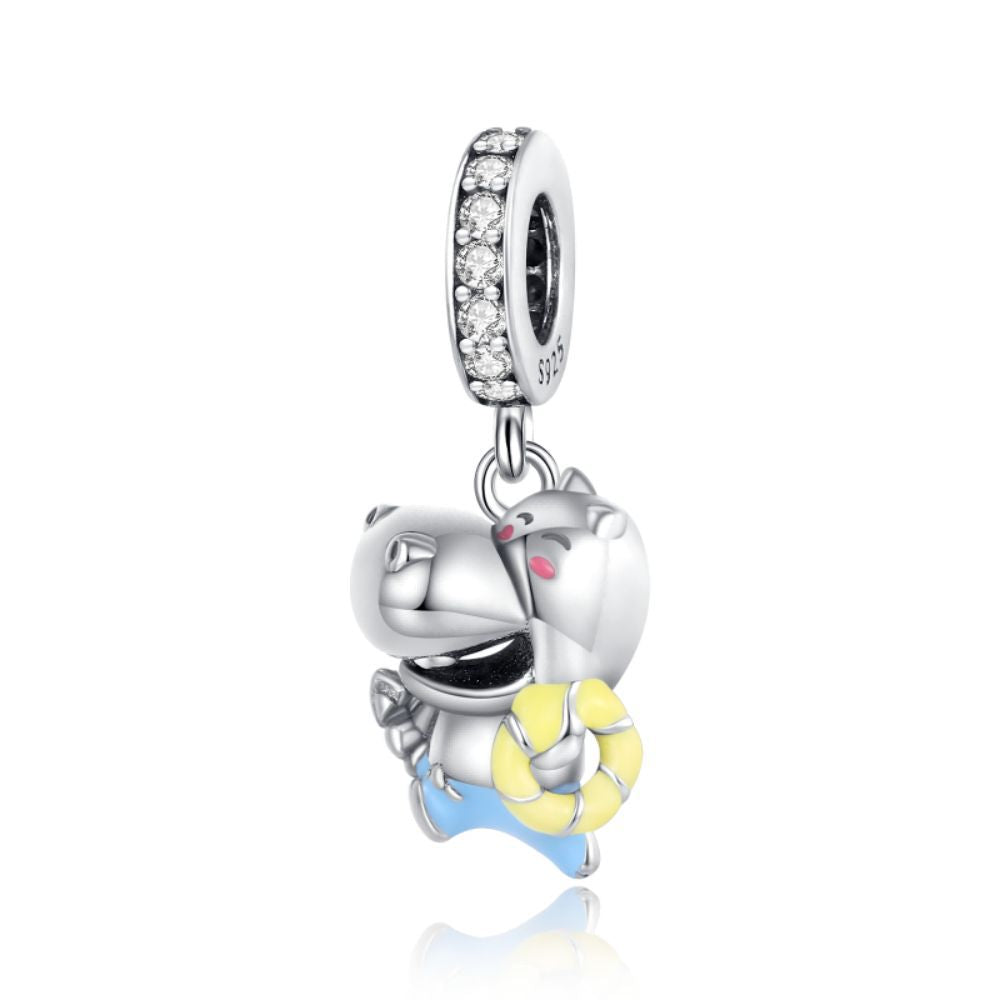 S925 Silver Sea Horse Charm