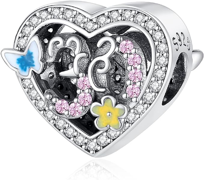 S925 Silver 30th Birthday Charm For Bracelet and Necklace