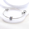 S925 Silver Colourful Feather Clip Charm For Bracelet