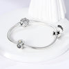 S925 Silver Sun Stars Moon Clip Charm For Bracelet