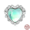 S925 Silver Green Charms Collection For Bracelet and Necklace