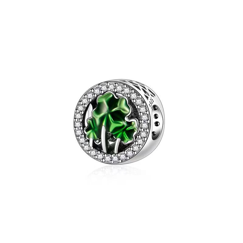 Green Family Tree Charm