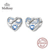 S925 Silver March Birthstone Charms Bead For Bracelet and Necklace