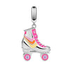 S925 Silver Roller Skates Charm