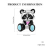 S925 Silver Cute Colour Panda Puppet Charm DIY For Bracelet and Necklace