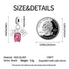 S925 Silver Travel Airplane Suitcase Passport Charm