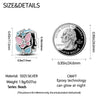 S925 Silver Butterfly Clip Charm For Bracelet
