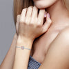 S925 Silver Forever with red hearts clip charm For Bracelet