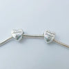 S925 Silver Heart Auntie Charm Bead For Bracelets