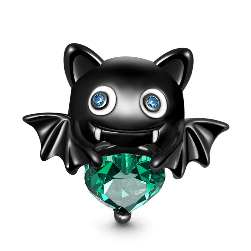 S925 Silver Bat Charm