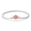 925 Silver Sakura Cherry Blossom Flower Snake Chain Bracelet