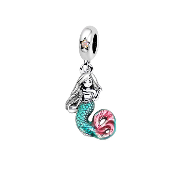 The Mermaid Charm Ocean Charm S925 Sterling Silver