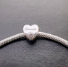 S925 Silver Cousin Charm Heart Bead For Bracelet
