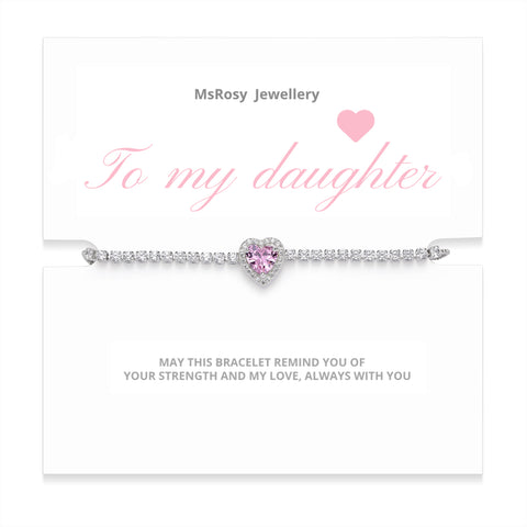Women's Bracelets for Daughter/Sister/Granddaughter/Cousin/Daughter in law/Mum/Friend/Niece Bracelet Gift