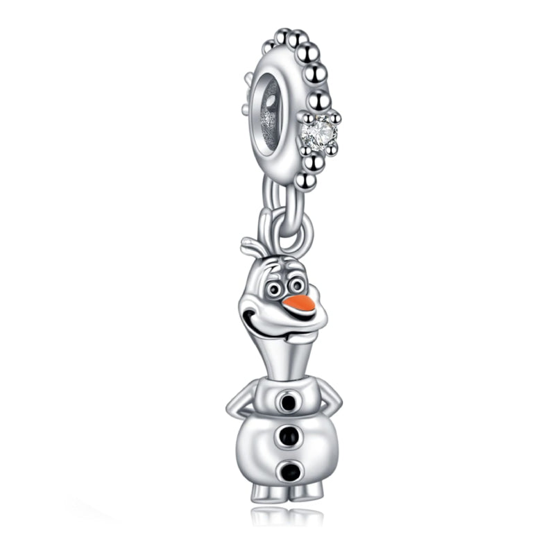 Disney Frozen Olaf Charm S925 Sterling Silver
