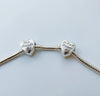 S925 Silver Heart Best Friends Charm Bead For Bracelets