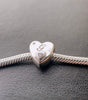 S925 Silver New Alphabet Initial Letter G Heart Charm For Bracelet and Necklace