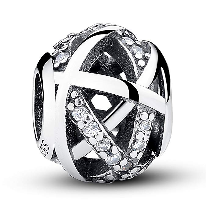 S925 Silver Galaxy Charm