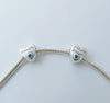 S925 Silver Heart Grandpa Charm Bead For Bracelets