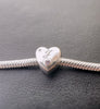 S925 Silver New Alphabet Initial Letter J Heart Charm For Bracelet and Necklace