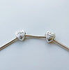 S925 Silver Heart Nan Charm Bead For Bracelets