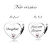New Women's S925 Sterling Silver Hearts Family Charms For Bracelets