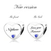 New Women's S925 Sterling Silver Hearts Family Charms For Bracelets