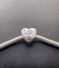 S925 Silver New Alphabet Initial Letter Q Heart Charm For Bracelet and Necklace