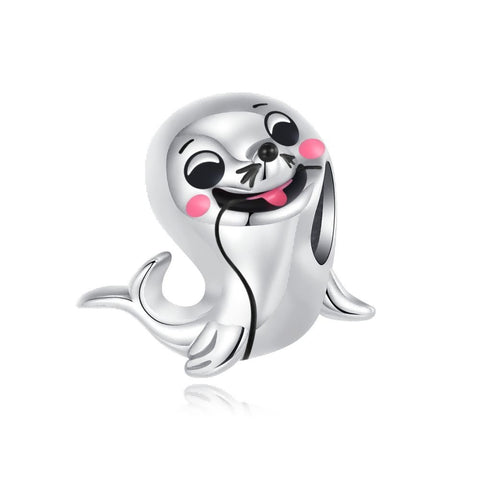 S925 Silver Sea Lion Charm