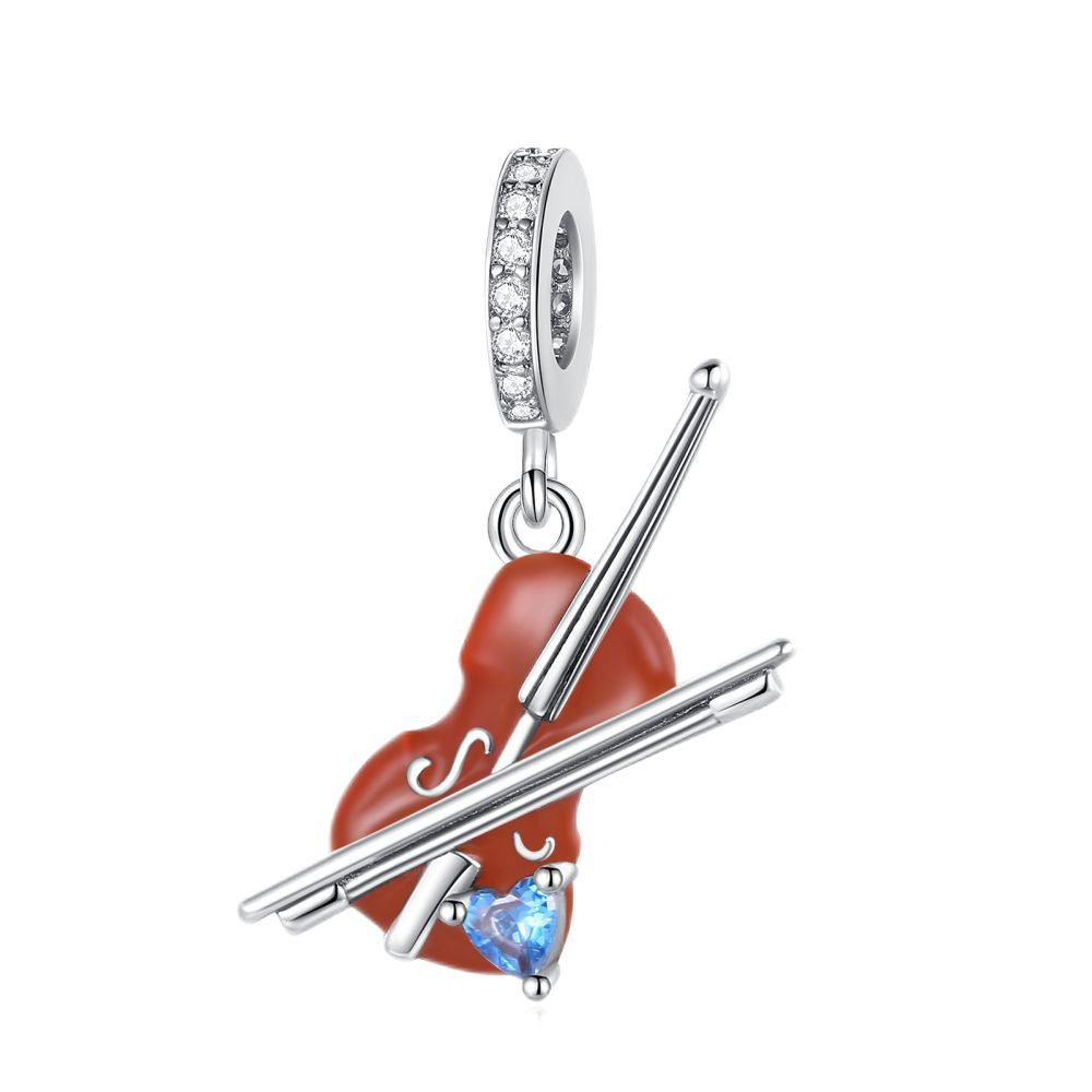 Violin Pendant Dangle Charm