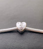 S925 Silver New Alphabet Initial Letter Z Heart Charm For Bracelet and Necklace