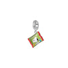 S925 Silver Cartoon Cute Candy Bag Charm Snack Bag DIY Charm For Bracelet and Necklace