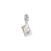 S925 Silver Cartoon Cute Candy Bag Charm Snack Bag DIY Charm For Bracelet and Necklace