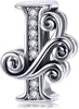 S925 Alphabet 26 Letter Initial Charms For Most Bracelet and Necklace