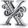 S925 Alphabet 26 Letter Initial Charms For Most Bracelet and Necklace